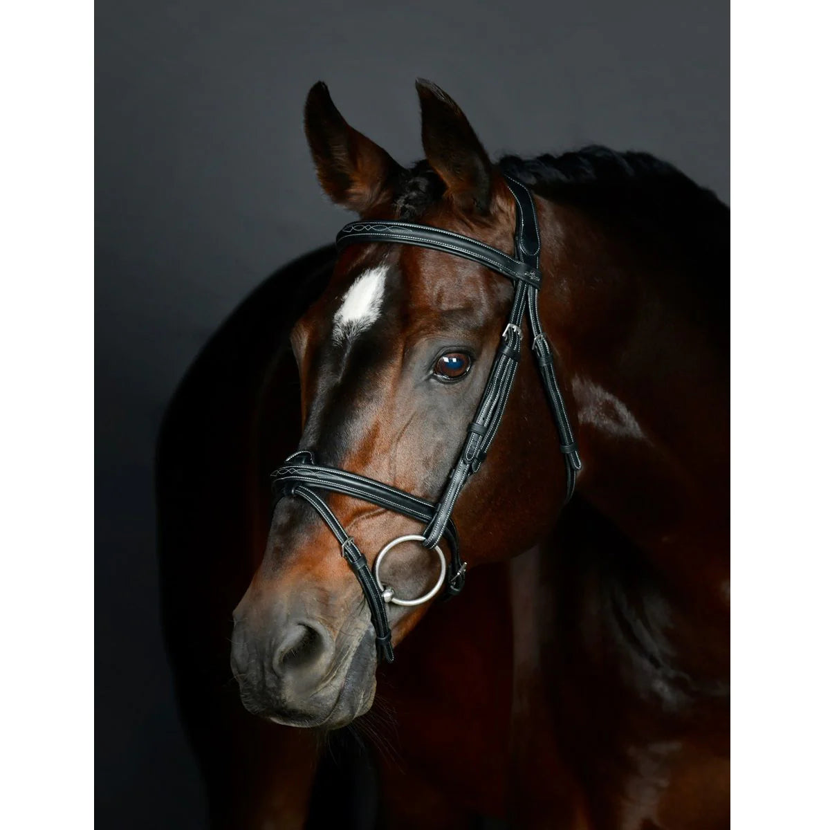 Collegiate Comfitec Opulux Fancy Stitch Padded Hanoverian Bridle