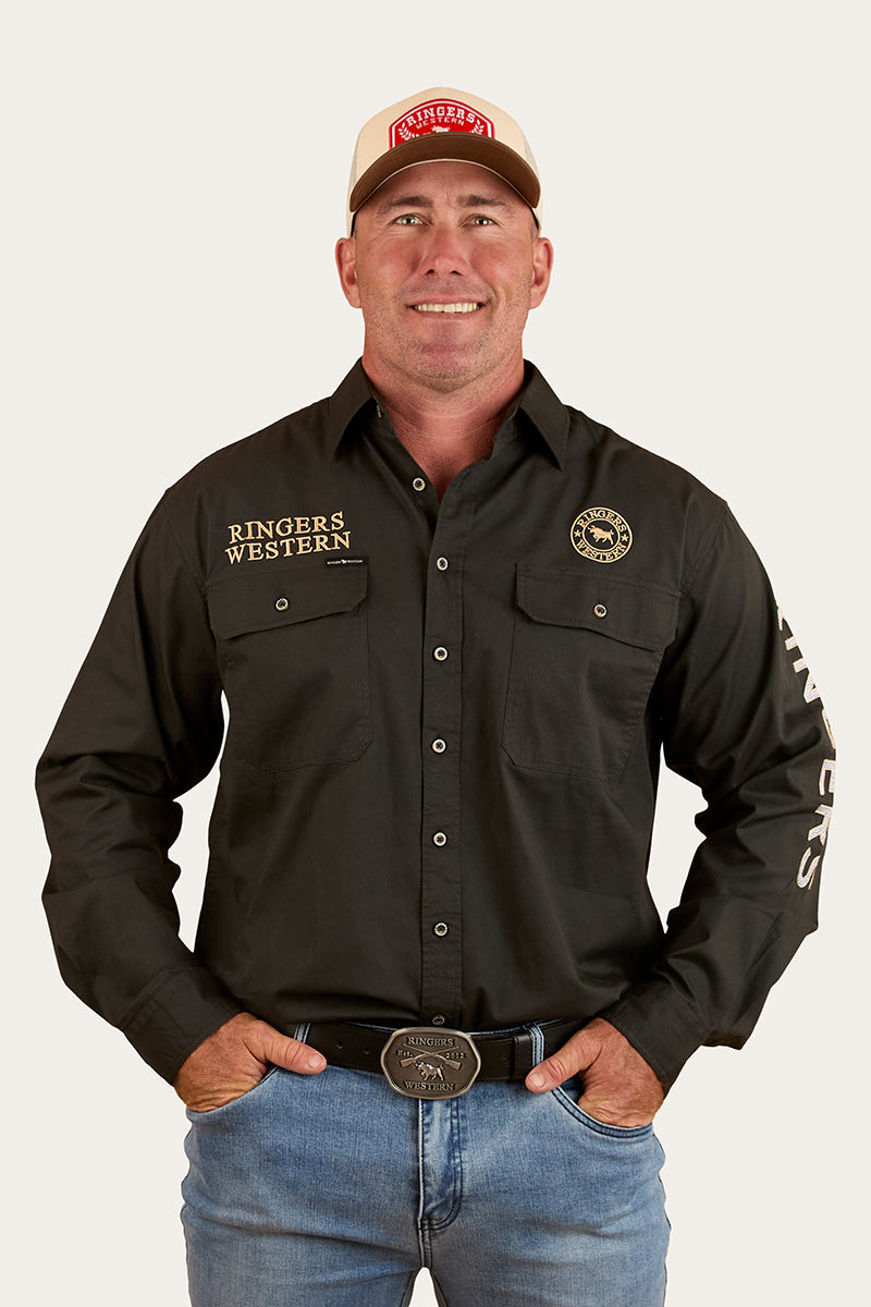 Ringers Western Hawkeye Mens Full Button Work Shirt