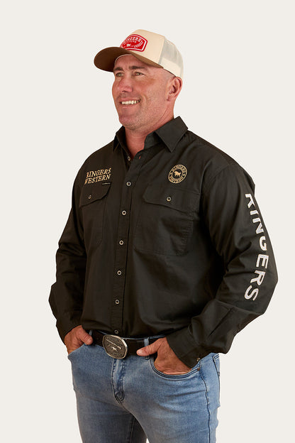 Ringers Western Hawkeye Mens Full Button Work Shirt