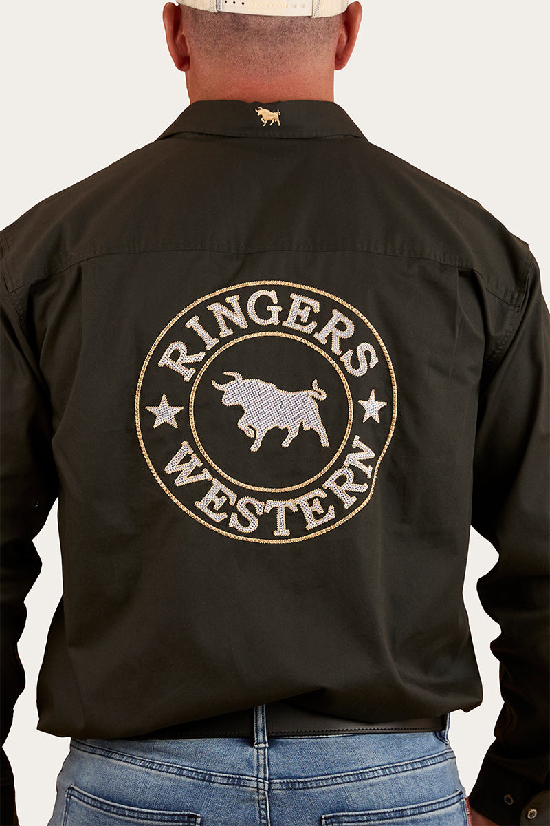 Ringers Western Hawkeye Mens Full Button Work Shirt