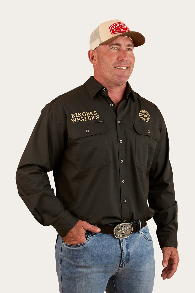 Ringers Western Hawkeye Mens Full Button Work Shirt