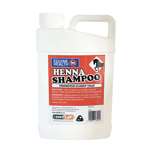 AHD Equine Health Henna Shampoo