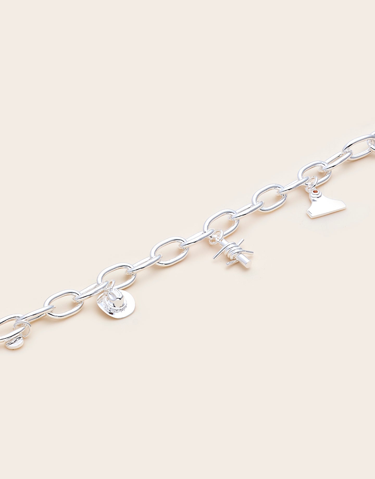 Whistle &amp; Pop Heritage Hunter’s Heart Charm Bracelet