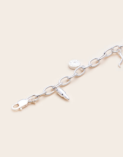 Whistle &amp; Pop Heritage Hunter’s Heart Charm Bracelet