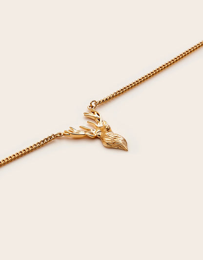 Whistle &amp; Pop Heritage Prince George Stag Necklace