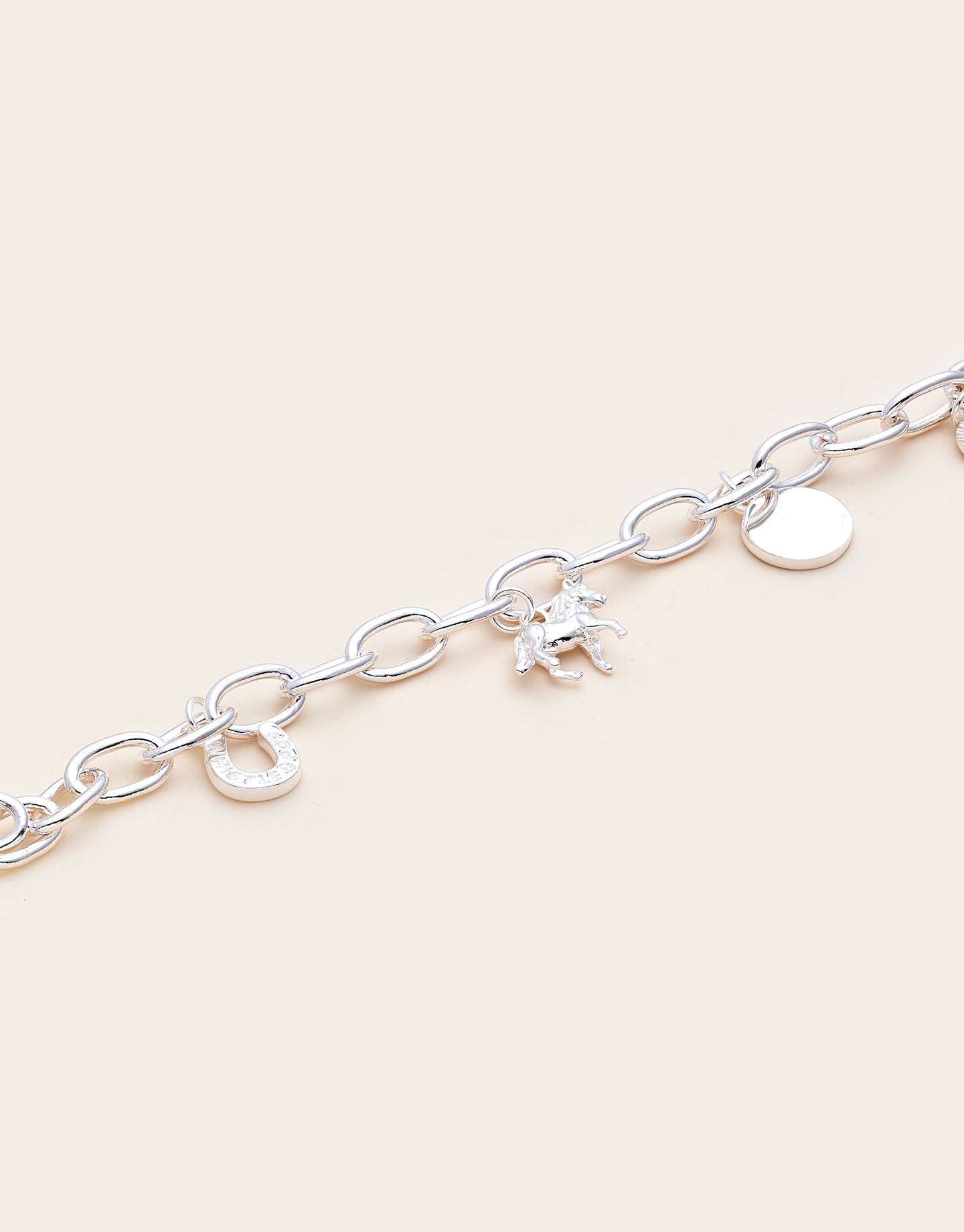 Whistle &amp; Pop Heritage Hunter’s Heart Charm Bracelet