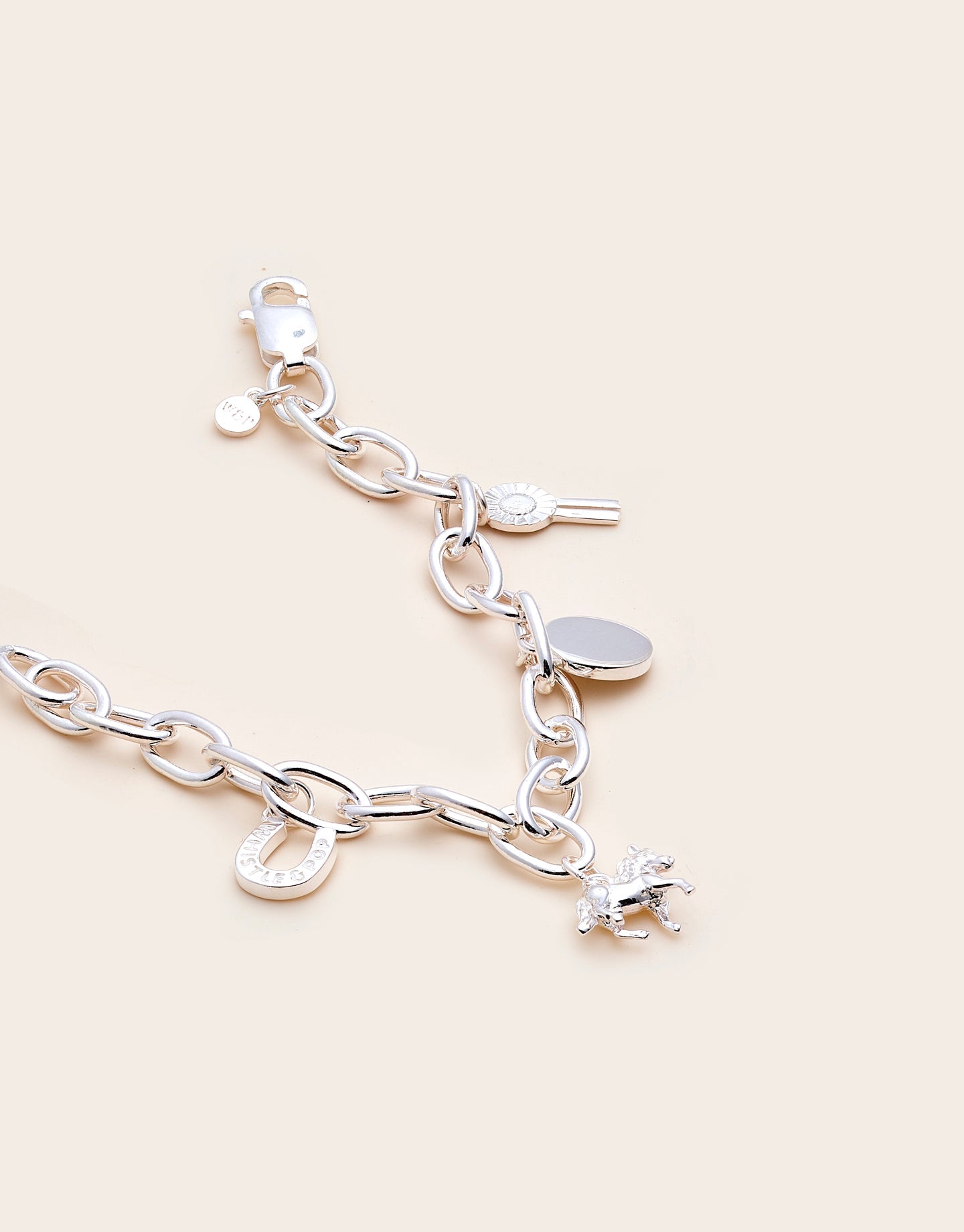 Whistle &amp; Pop Heritage Hunter’s Heart Charm Bracelet