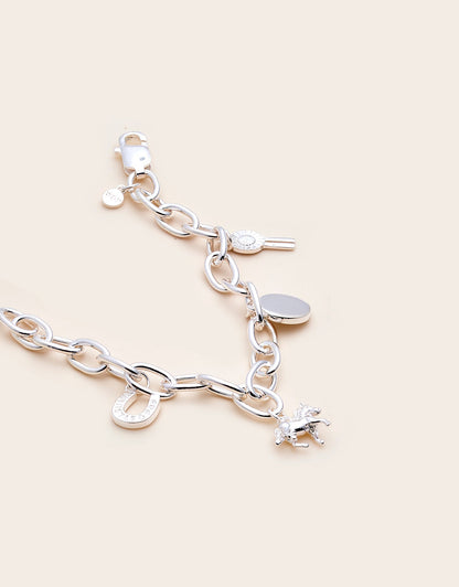 Whistle &amp; Pop Heritage Hunter’s Heart Charm Bracelet