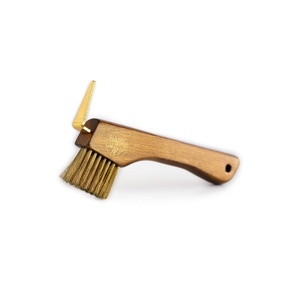 Hairy Pony Copper Bristle Wooden Hoof Pick