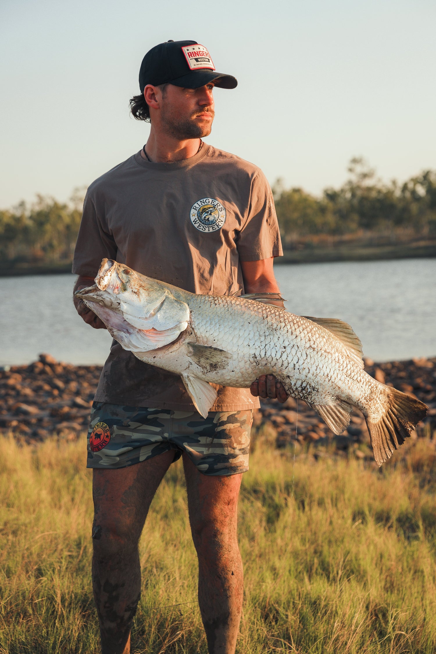 Ringers Western Big Catch Mens Loose Fit T-Shirt