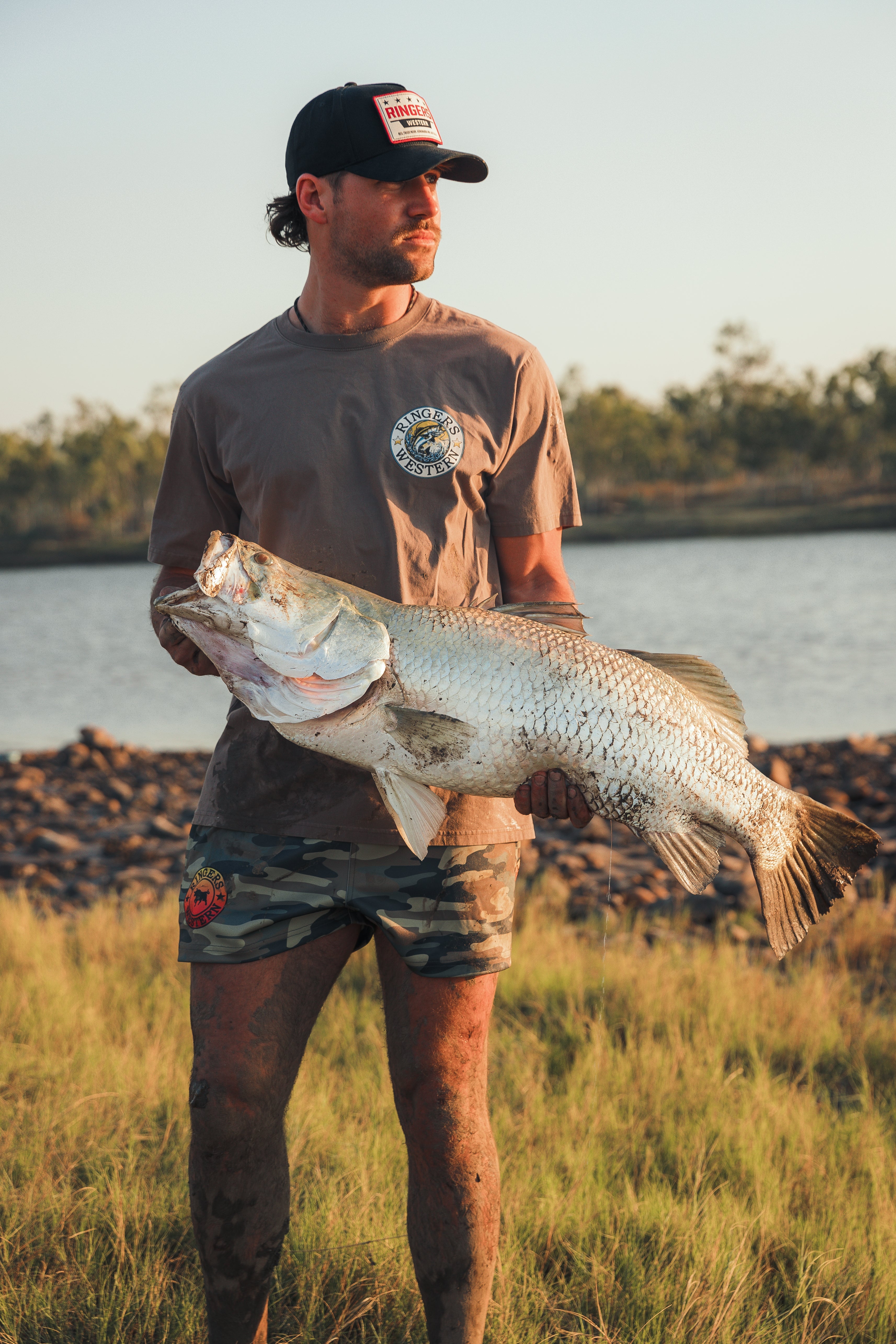 Ringers Western Big Catch Mens Loose Fit T-Shirt