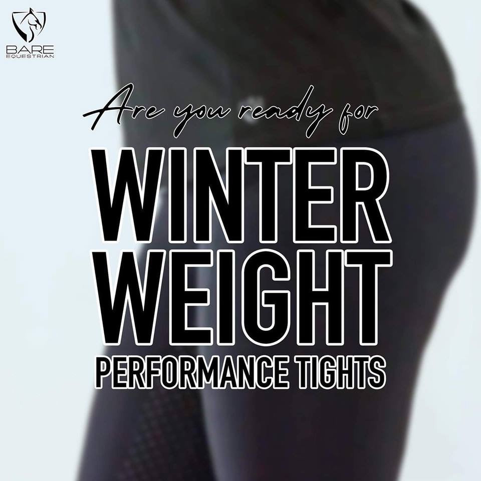 BARE Equestrian ThermoFit Winter Performance Riding Tights
