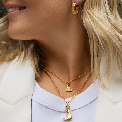 Whistle &amp; Pop High Country Dainty Cattle Tag Necklace