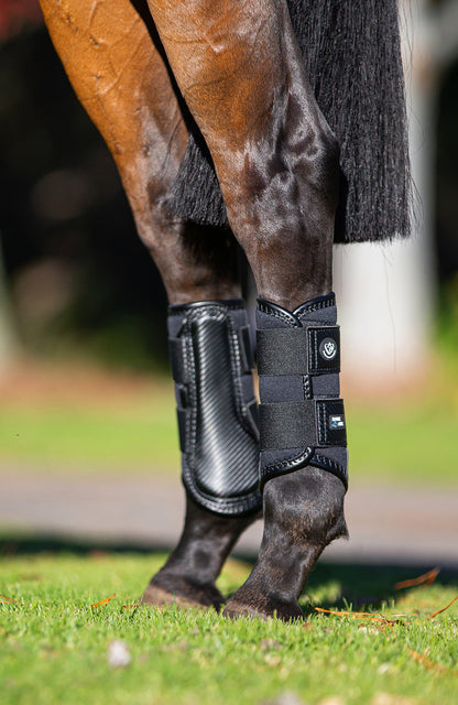 BARE Equestrian Horse Wear AIRFLOW Carbon Brushing Boots