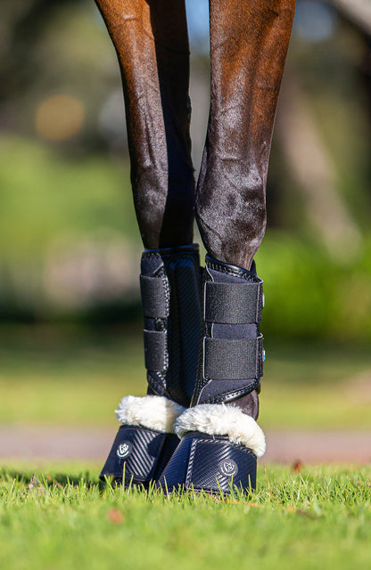 BARE Equestrian Horse Wear AIRFLOW Carbon Brushing Boots