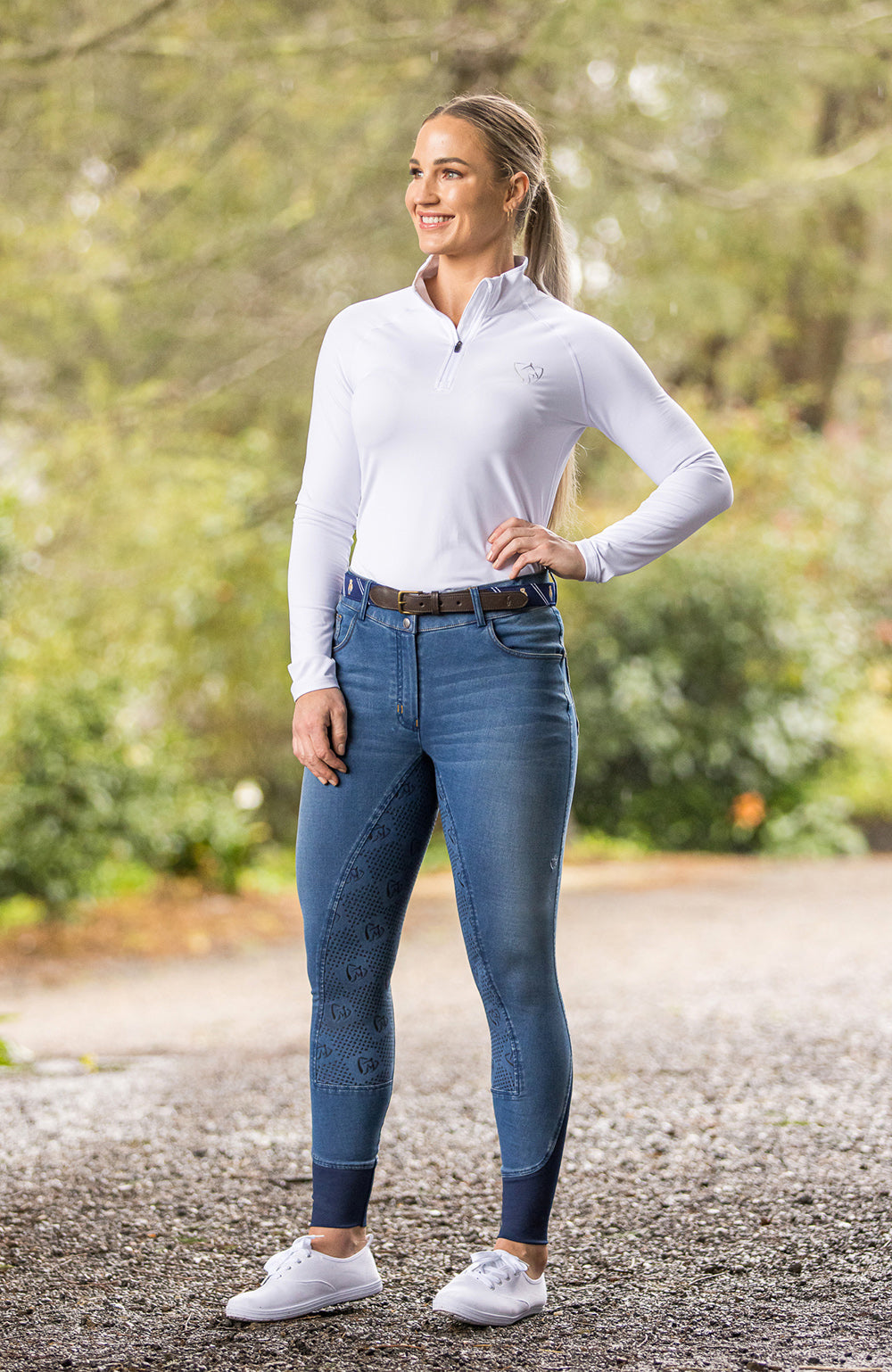 BARE Equestrian Heritage Denim Breeches