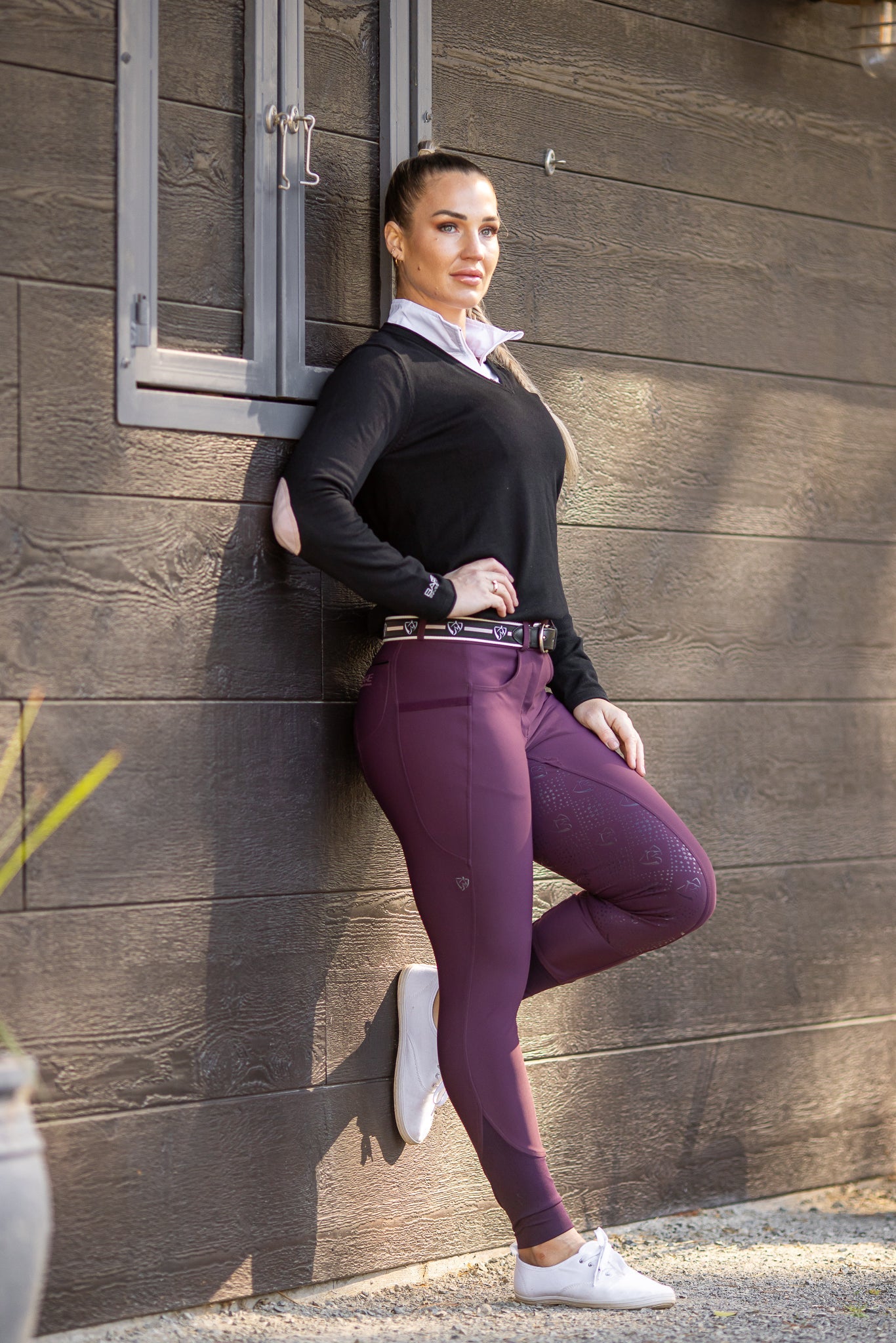 BARE Equestrian Signature Knitted Sweater