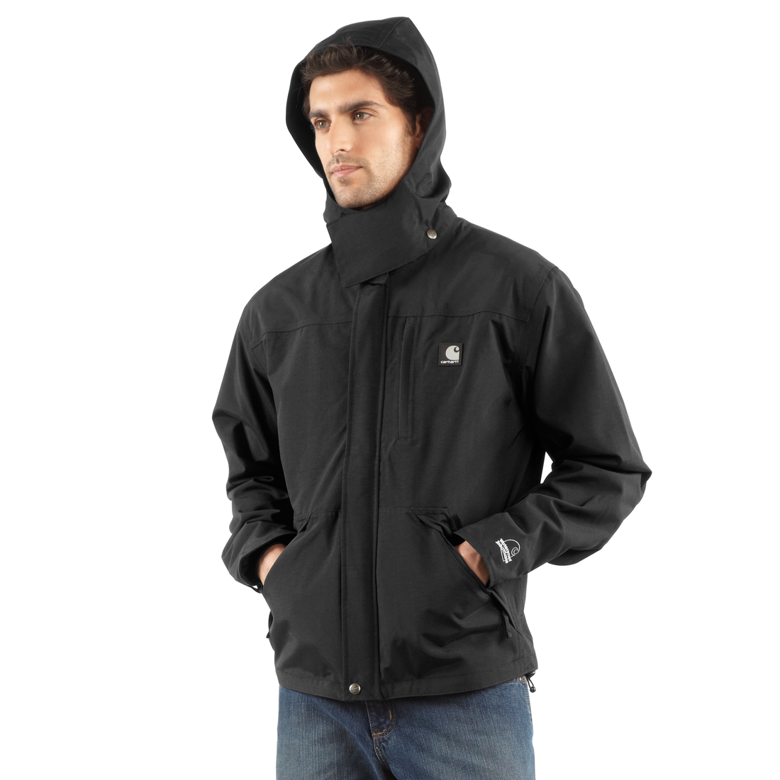 Carhartt Shoreline Waterproof Breathable Jacket in Black