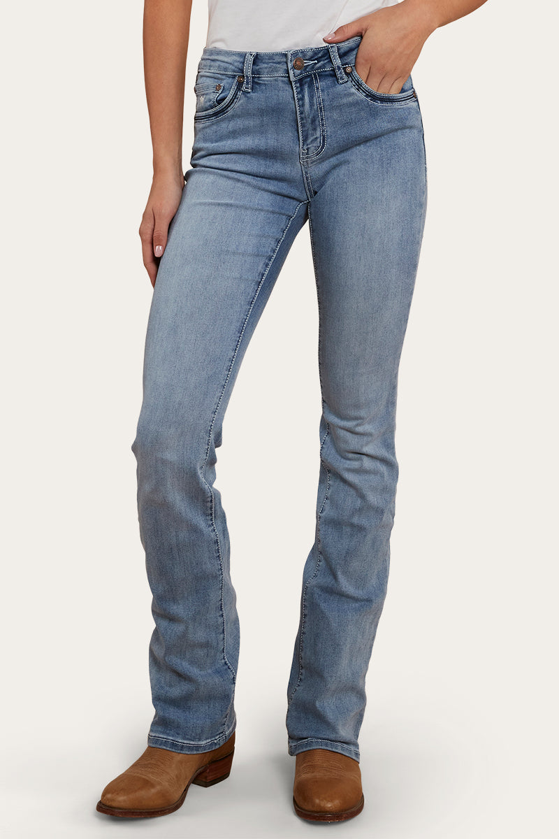 Ringers Western Caroline Rodeo Womens Mid-Rise Bootleg Jeans