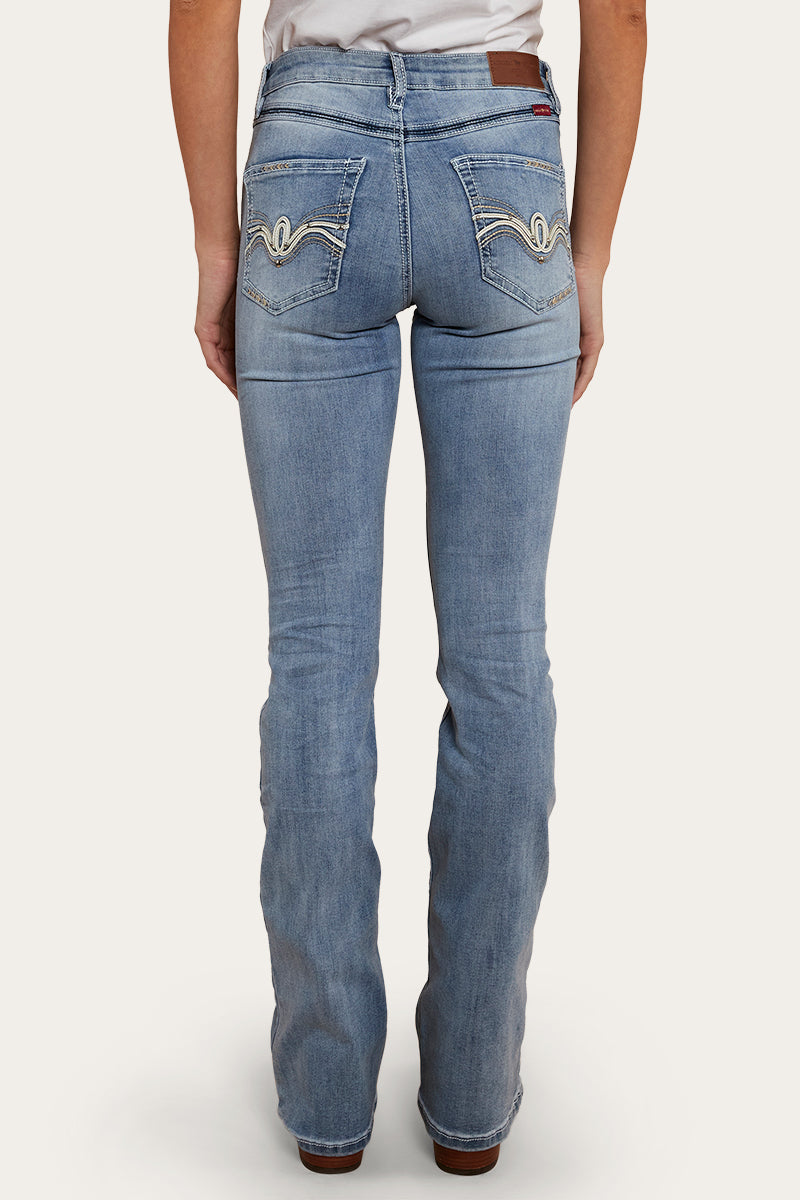 Ringers Western Caroline Rodeo Womens Mid-Rise Bootleg Jeans