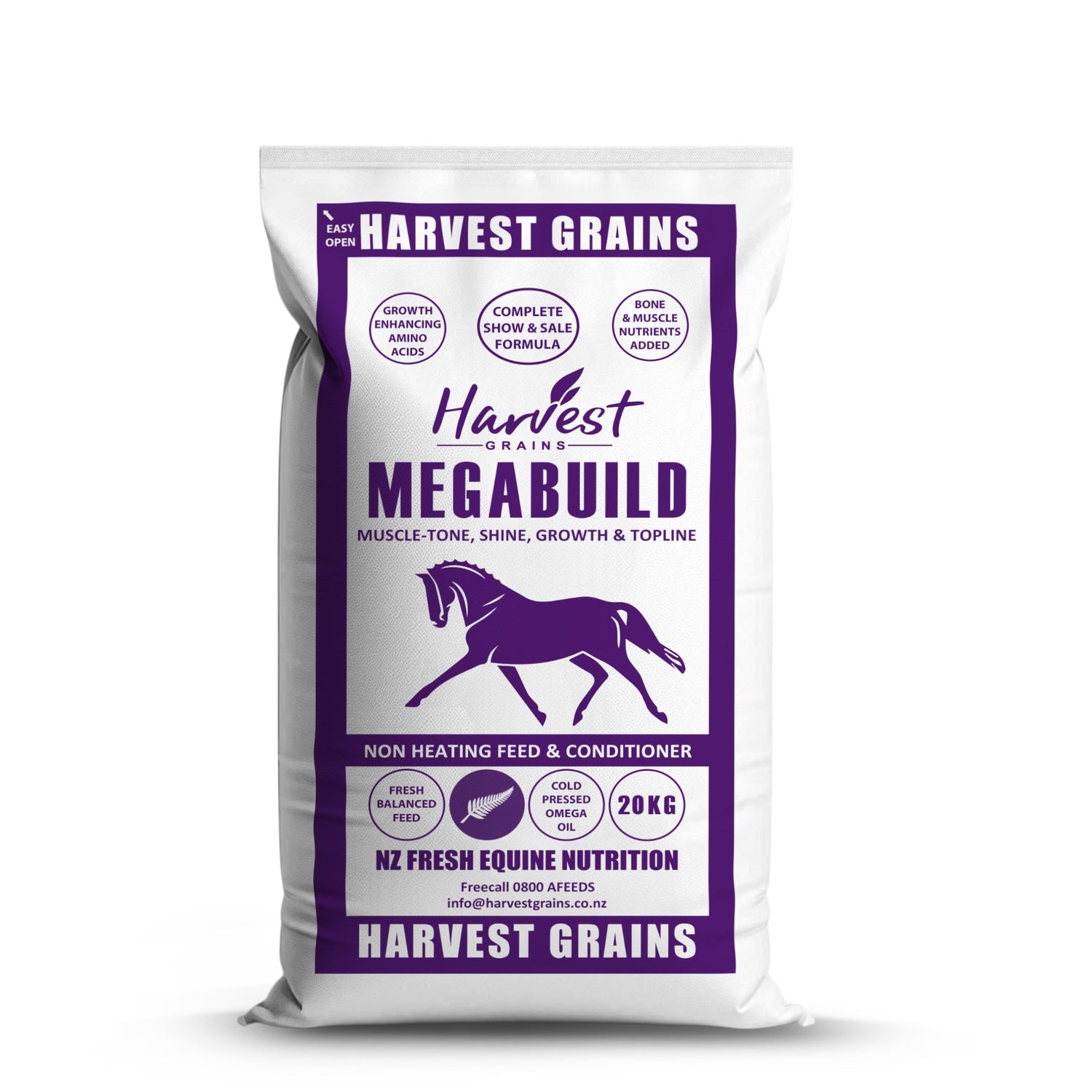 Harvest Grains Megabuild Muscle Tone Shine &amp; Topline