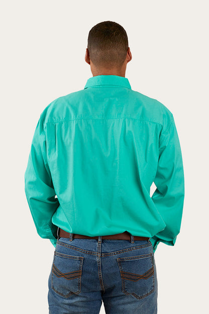 Ringers Western King River Mens Half Button Work Shirt