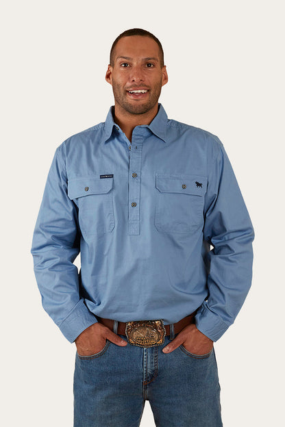 Ringers Western King River Mens Half Button Work Shirt