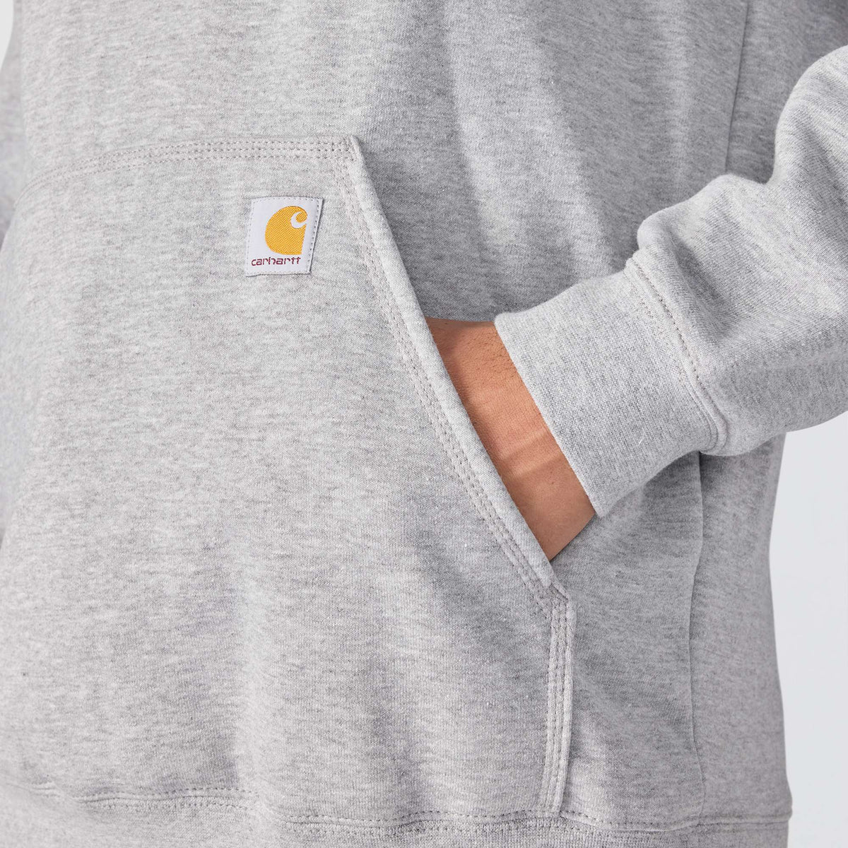 Carhartt Loose Fit Midweight Hooded Sweatshirt - Heather Grey