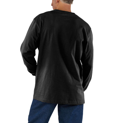 Carhartt Workwear Long Sleeve Pocket T Shirt - Black