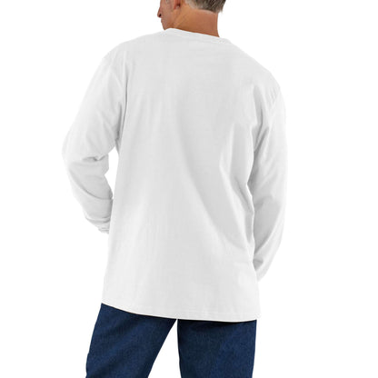 Carhartt Workwear Long Sleeve Pocket T Shirt - Heather Grey