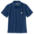 Carhartt Pique-Knit Contractors Pocket Polo Dark Cobalt Blue Heather 413