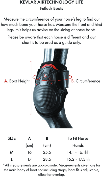 Premier Equine Kevlar Airtechnology Lite Fetlock Boots