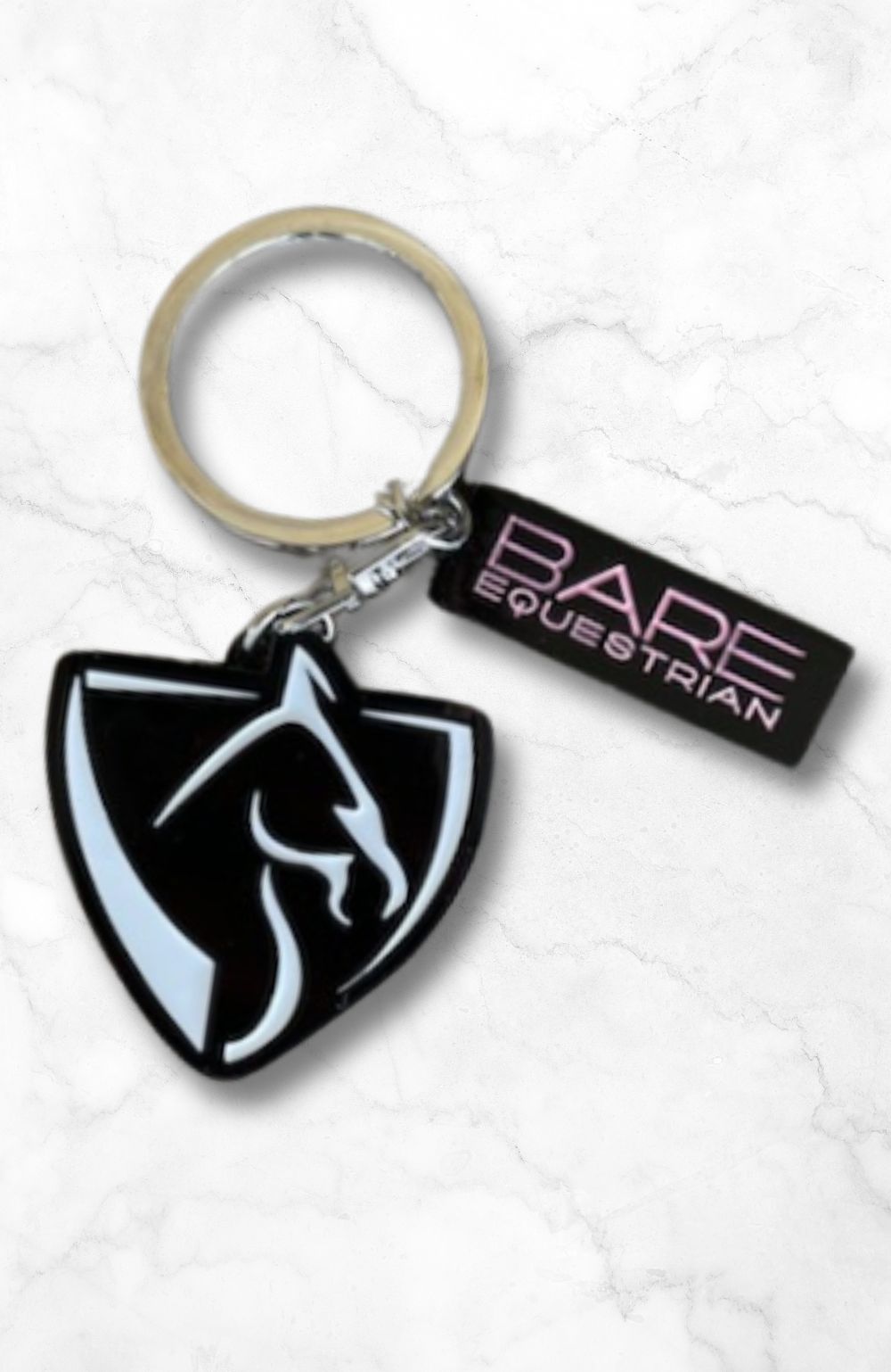 BARE Equestrian Metallic Keyring