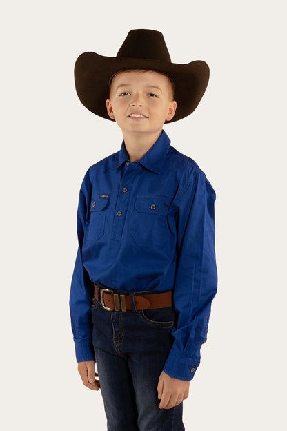 Ringers Western Ringers Babies Short Sleeve Work Shirt Romper
