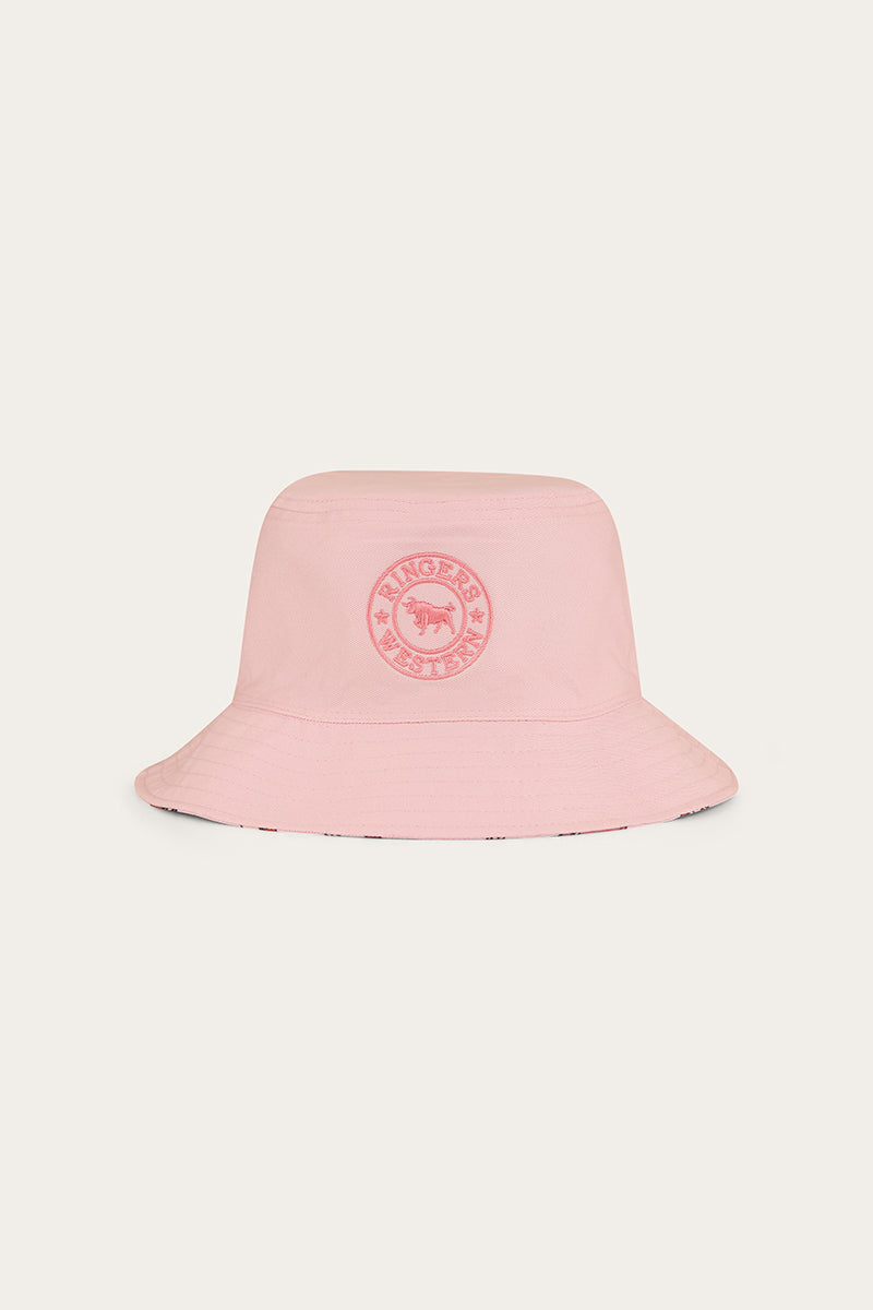 Ringers Western Mini Cowgirl Kids Reversible Bucket Hat