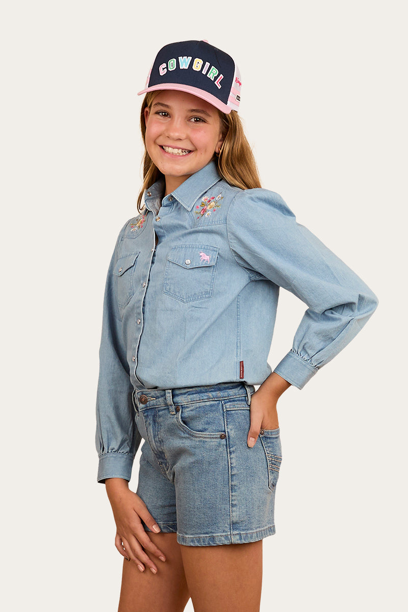 Ringers Western Dahlia Kids Denim Shorts