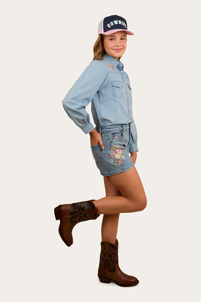Ringers Western Dahlia Kids Denim Shorts