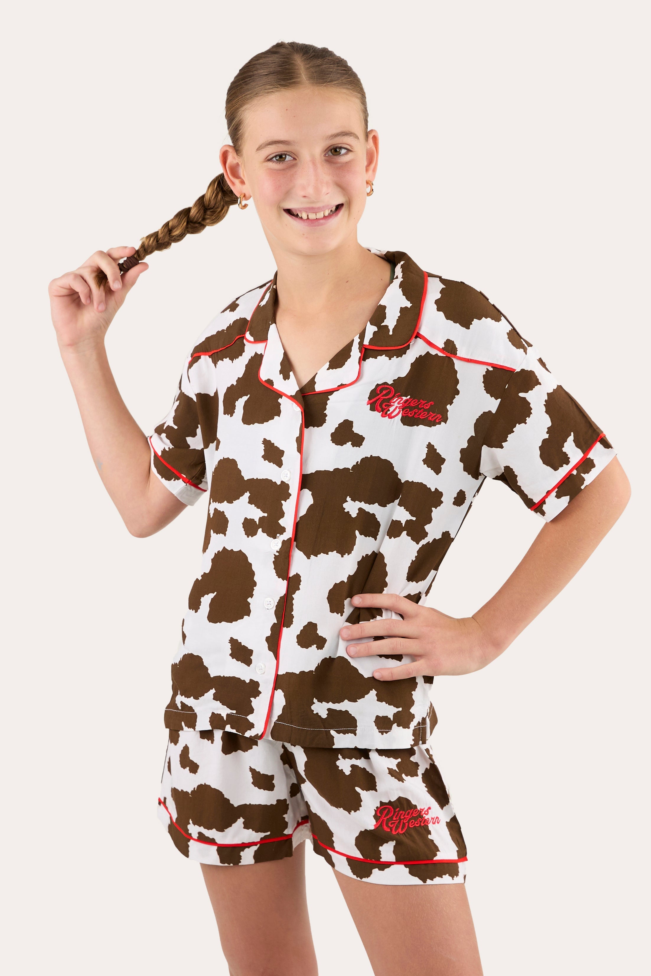 Ringers Western Evadale Kids Short Pyjama Set