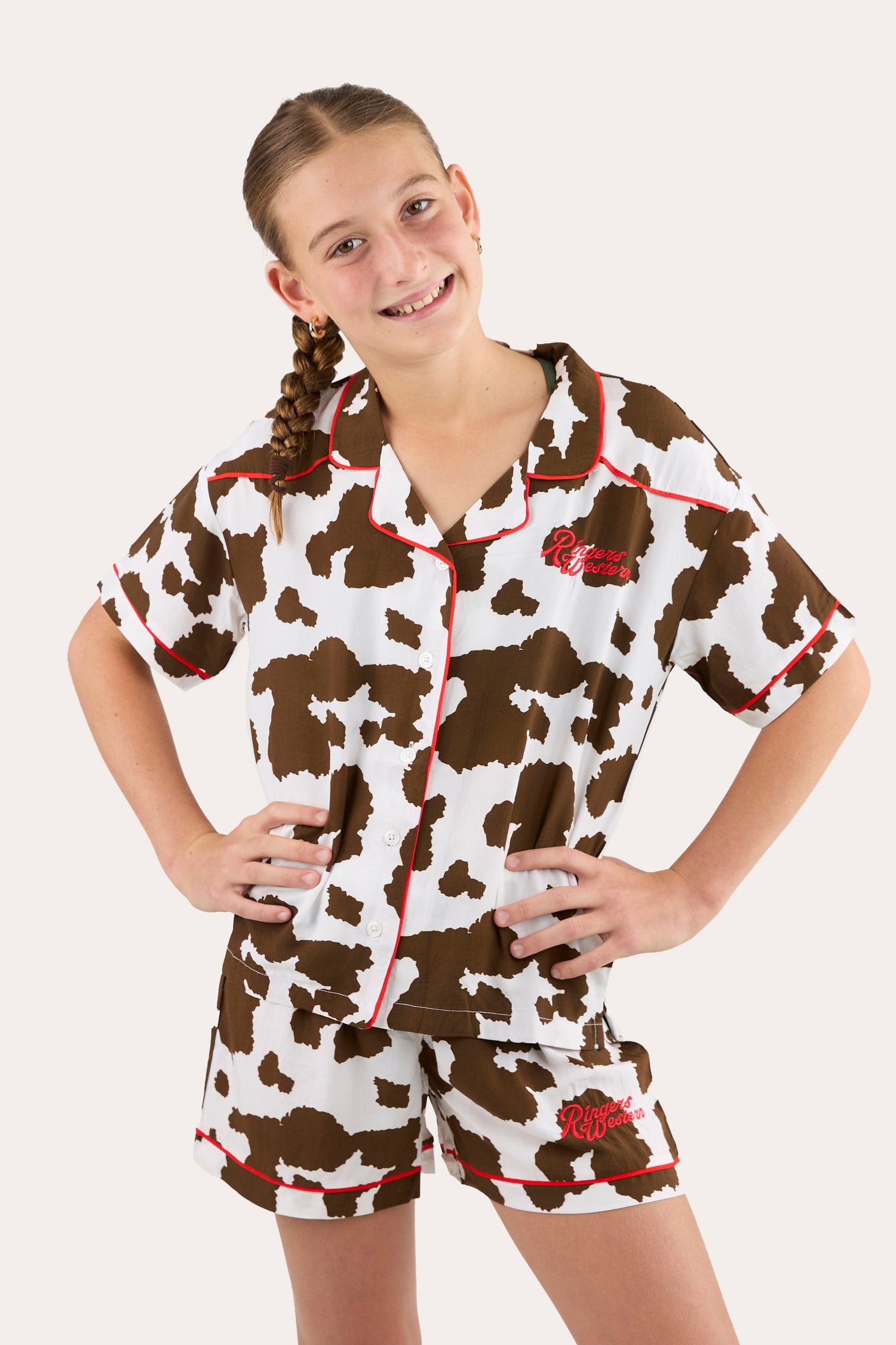 Ringers Western Evadale Kids Short Pyjama Set