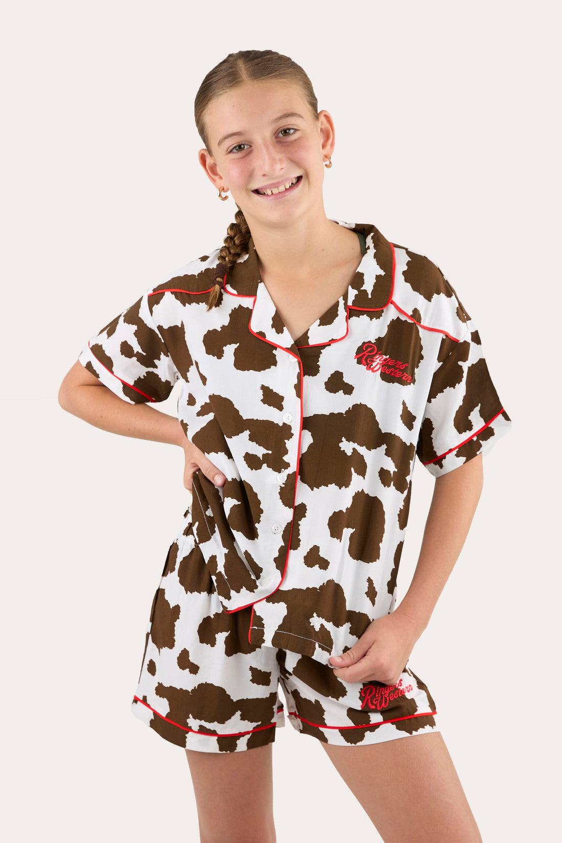 Ringers Western Evadale Kids Short Pyjama Set