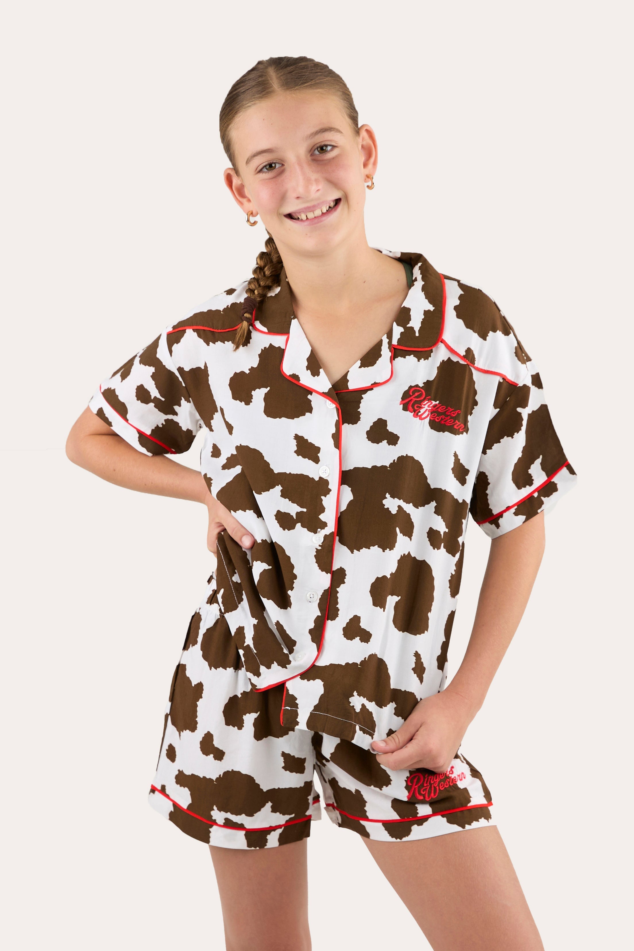 Ringers Western Evadale Kids Short Pyjama Set