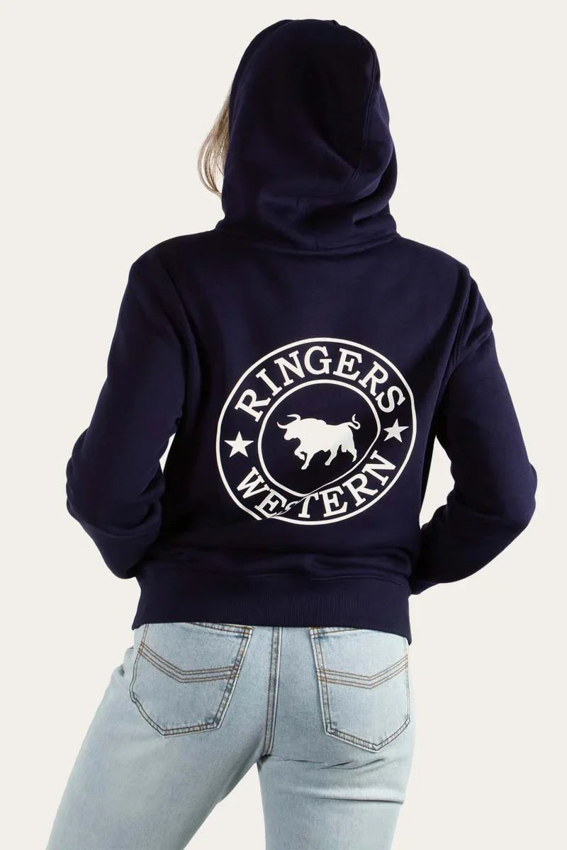 Ringers Western Signature Bull Womens Pullover Hoodie