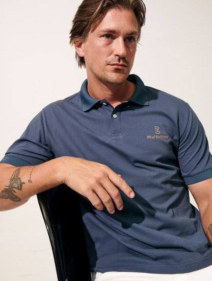 PS of Sweden Lucas SS Pique Polo Mens