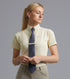 Description:Luciana Ladies Short Sleeve Tie Shirt_Colour:Vanilla_Position:1