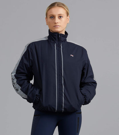 Description:Lumen Reflective Unisex Riding Jacket_Colour:Navy_Position:1