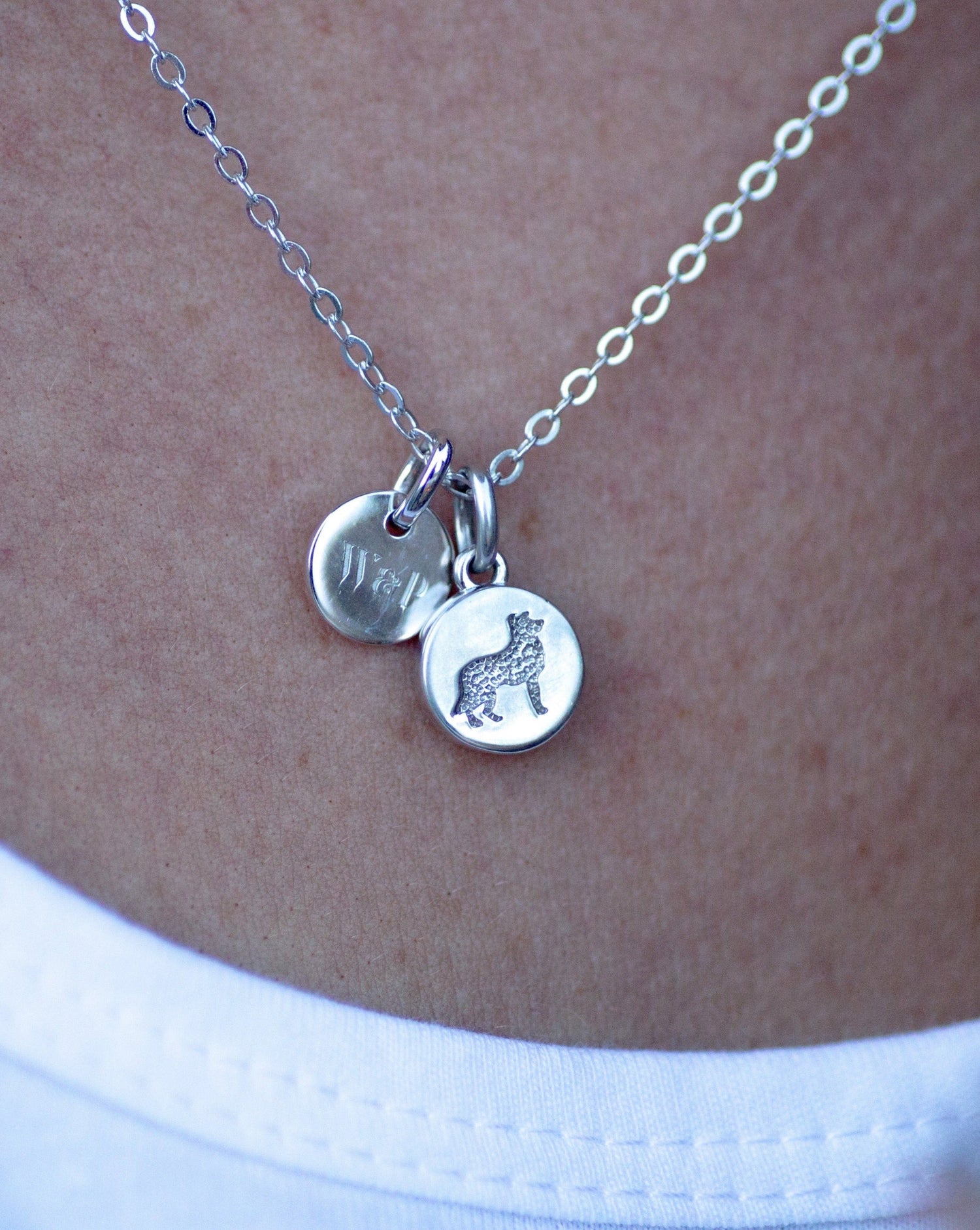 Whistle &amp; Pop High Country Sheepdog Pendant Necklace