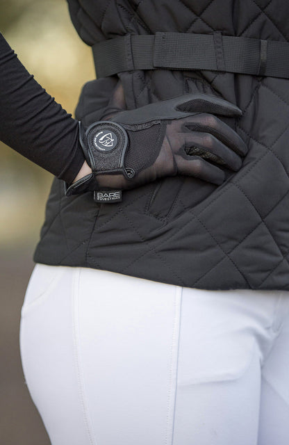 BARE Equestrian Pro Rider Mesh Grip Gloves
