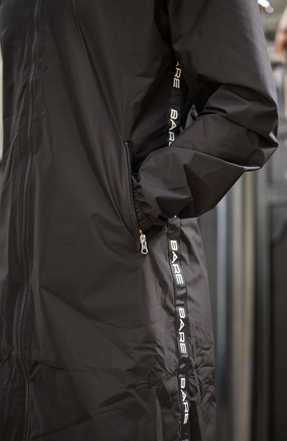 BARE Equestrian Candace Lightweight Waterproof Long Jacket (Mesh Lined)