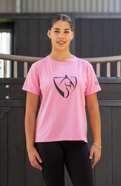 BARE Equestrian Black Logo T-Shirt