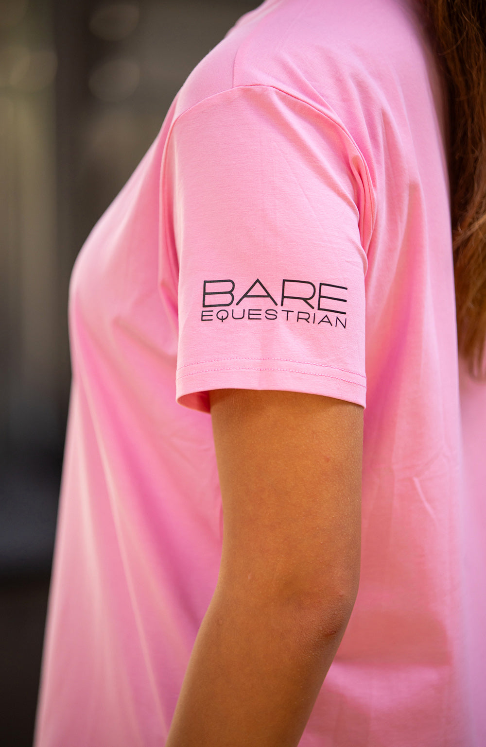 BARE Equestrian Black Logo T-Shirt